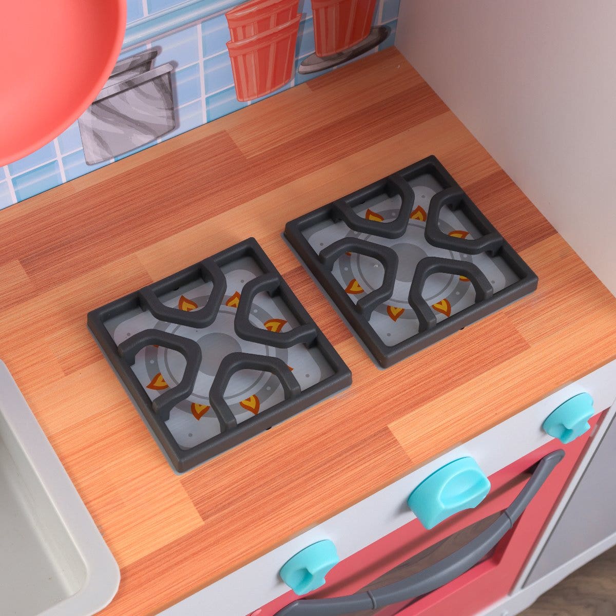 Mosaic Magnetic Coral Play Kitchen - Image 6