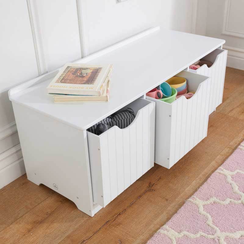 Nantucket Storage Bench - White - Image 3
