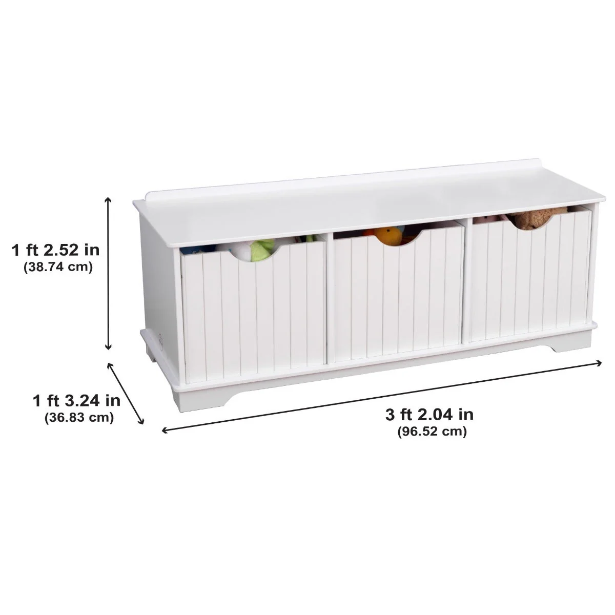 Nantucket Storage Bench - White - Image 6