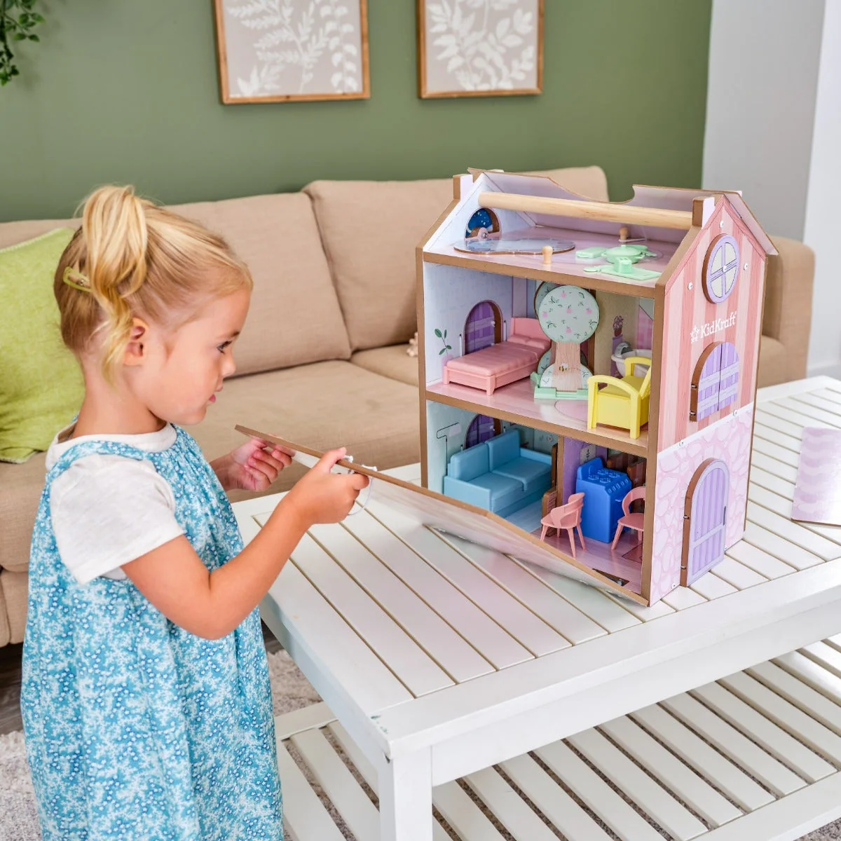 Play & Store Cottage Dollhouse - Image 13