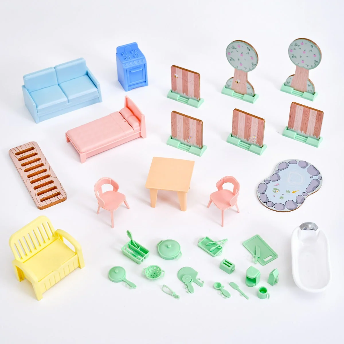Play & Store Cottage Dollhouse - Image 4
