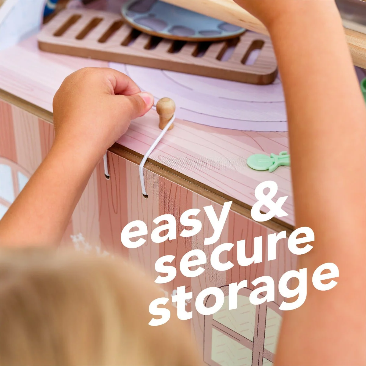 Play & Store Cottage Dollhouse - Image 6