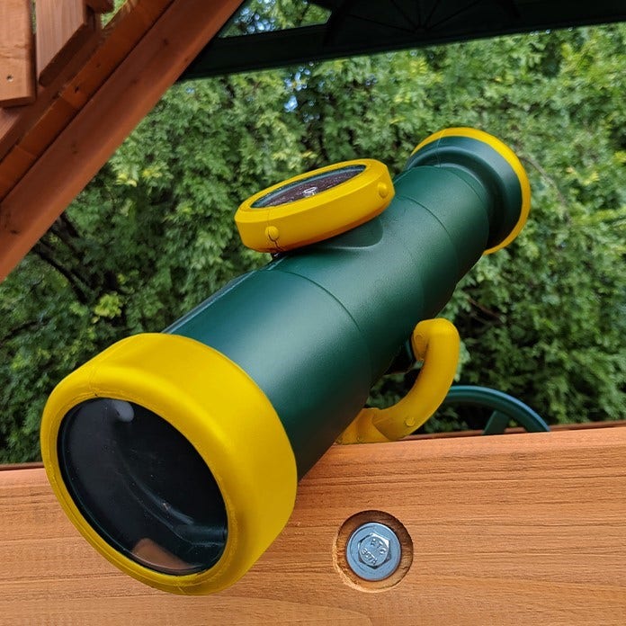 Playset Telescope with Working Compass by Swing-N-Slide - Green - Image 3