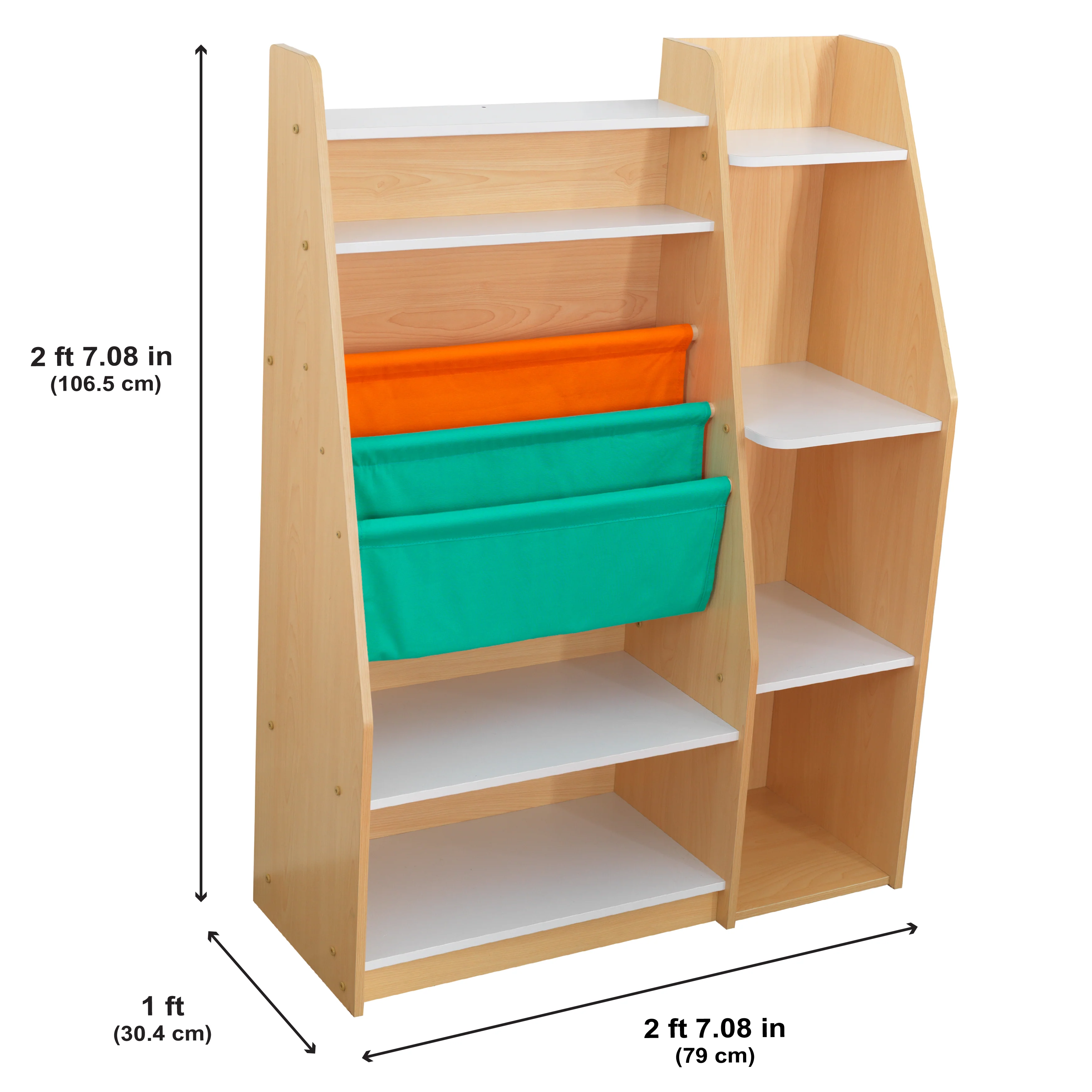 Pocket Storage Bookshelf - Natural - Image 12