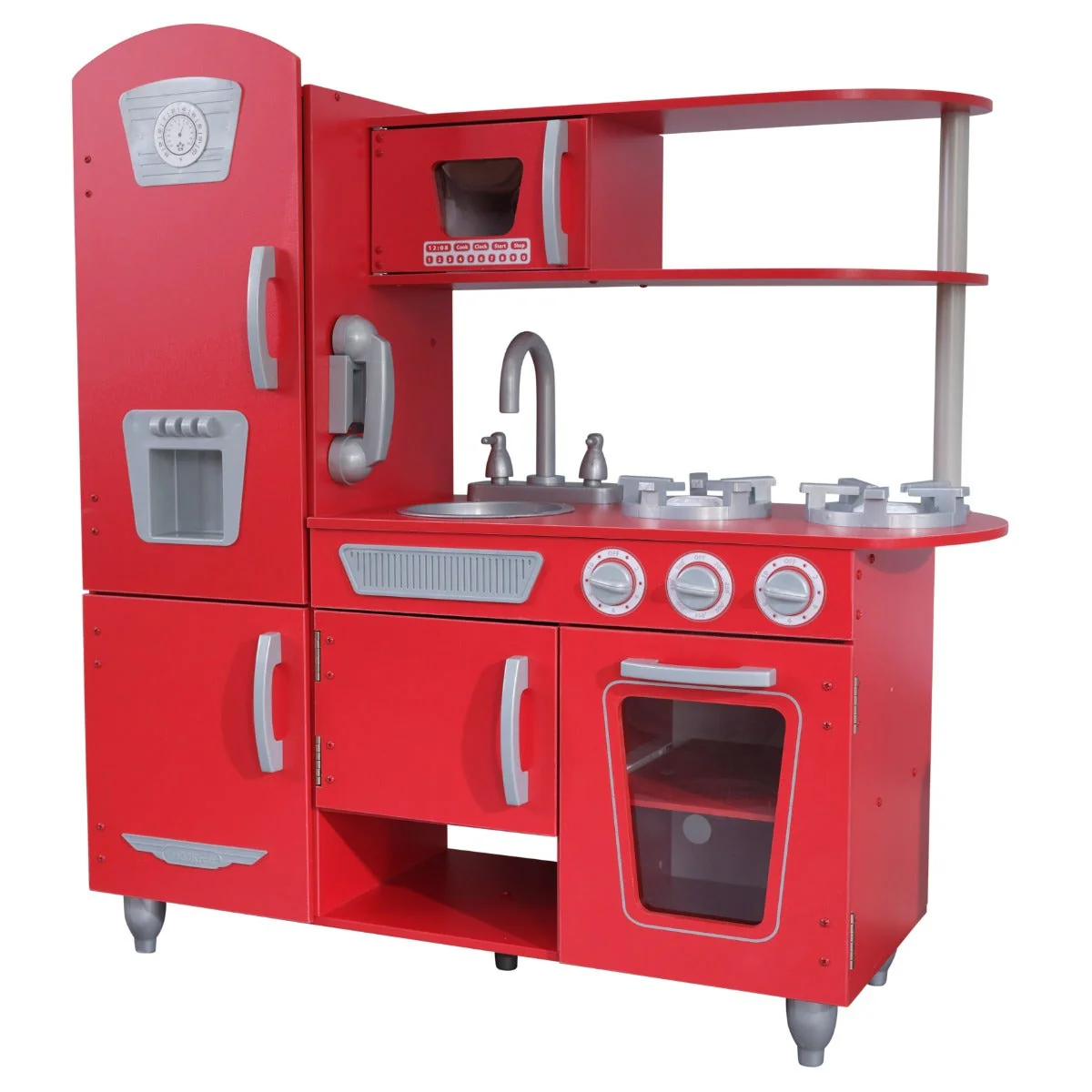 Vintage Play Kitchen - Red - Image 11