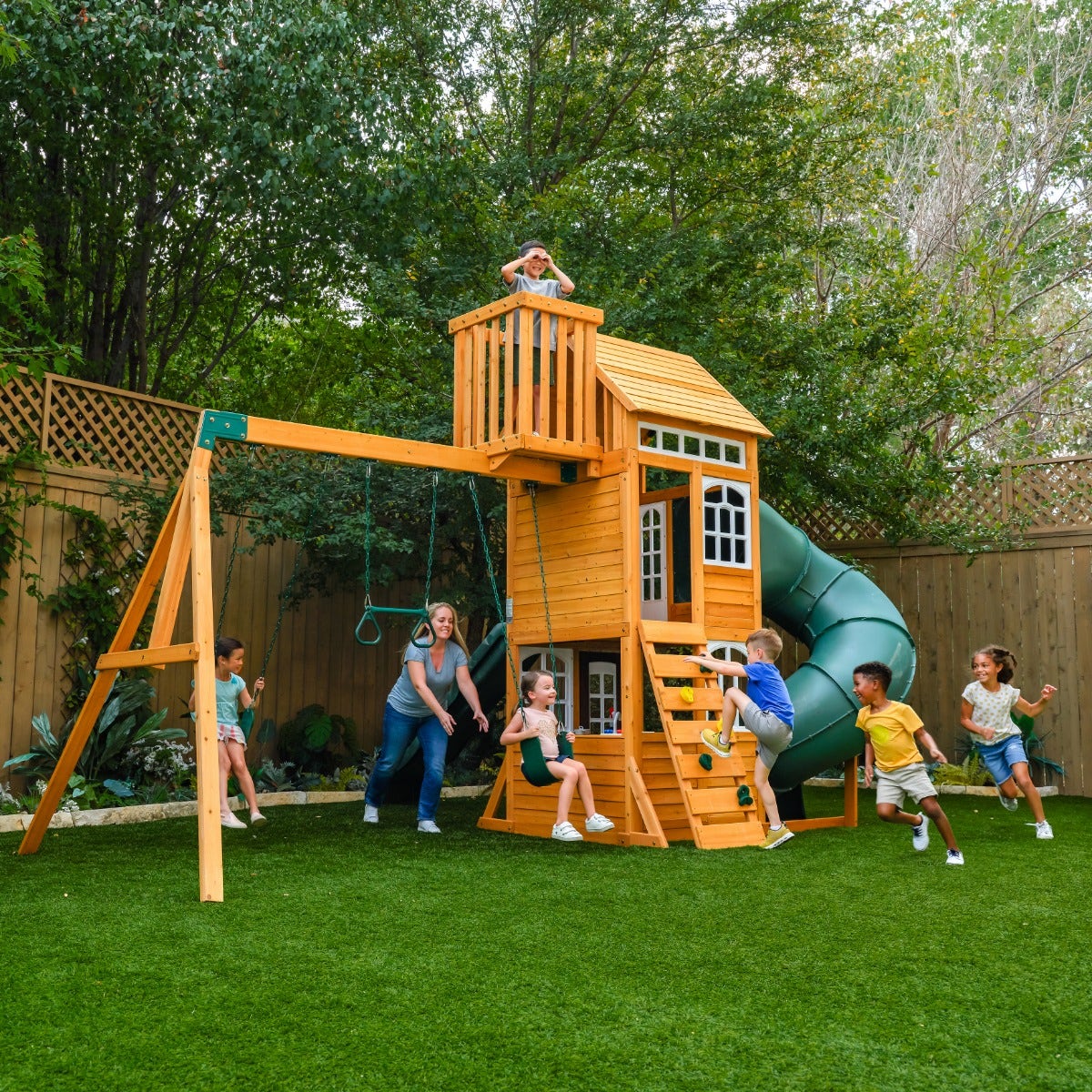 Ridgemoor Perch Swing Set - Installation Available (Assembly) - Image 14