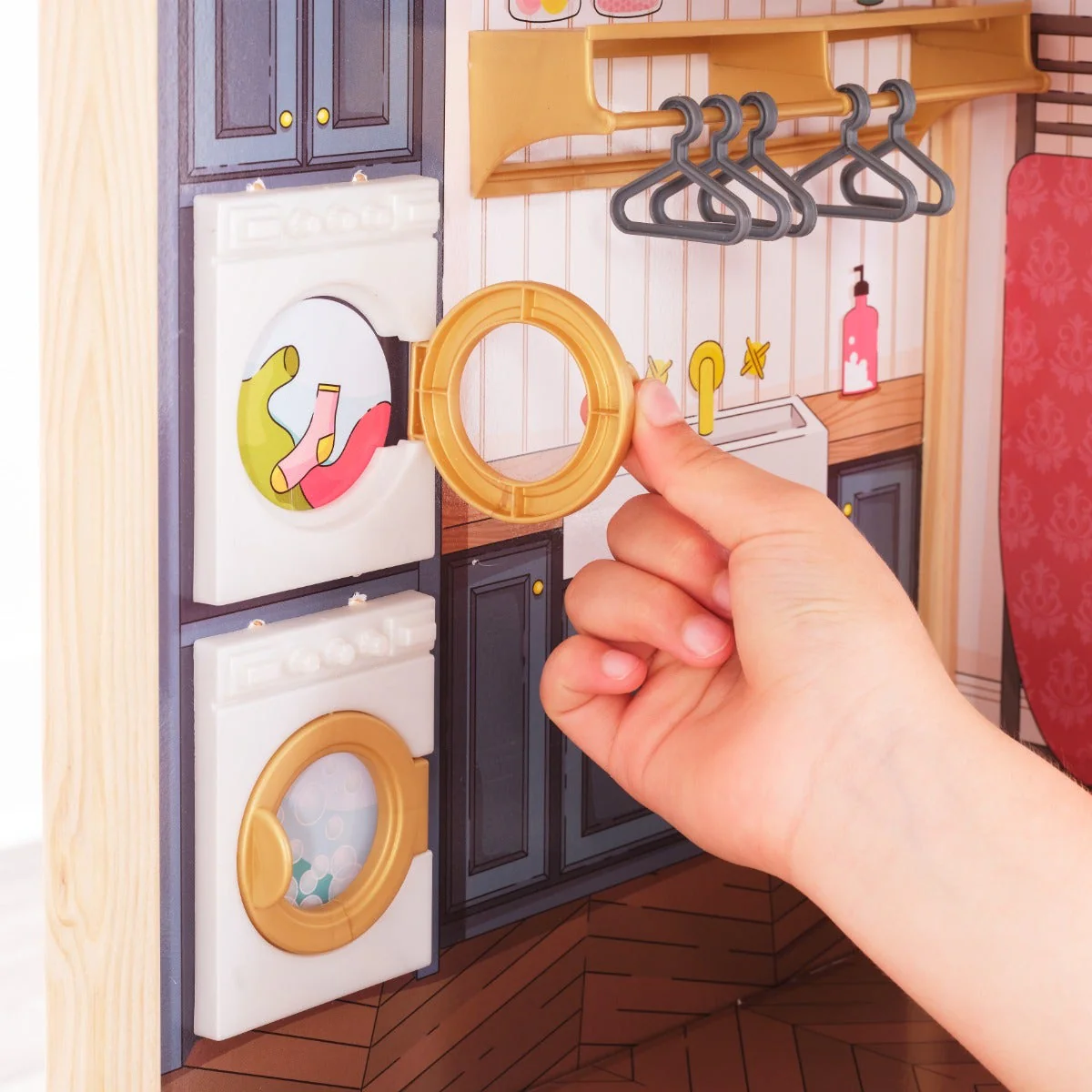 Secret Reveal Wooden Mansion Dollhouse - Image 11