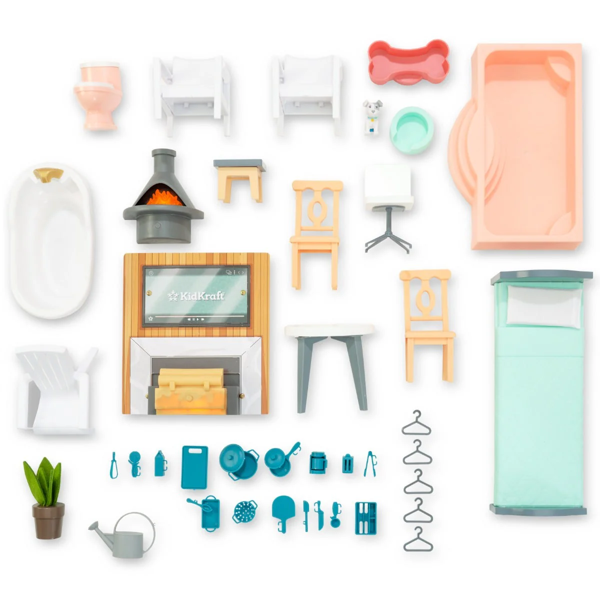Secret Reveal Wooden Mansion Dollhouse - Image 5