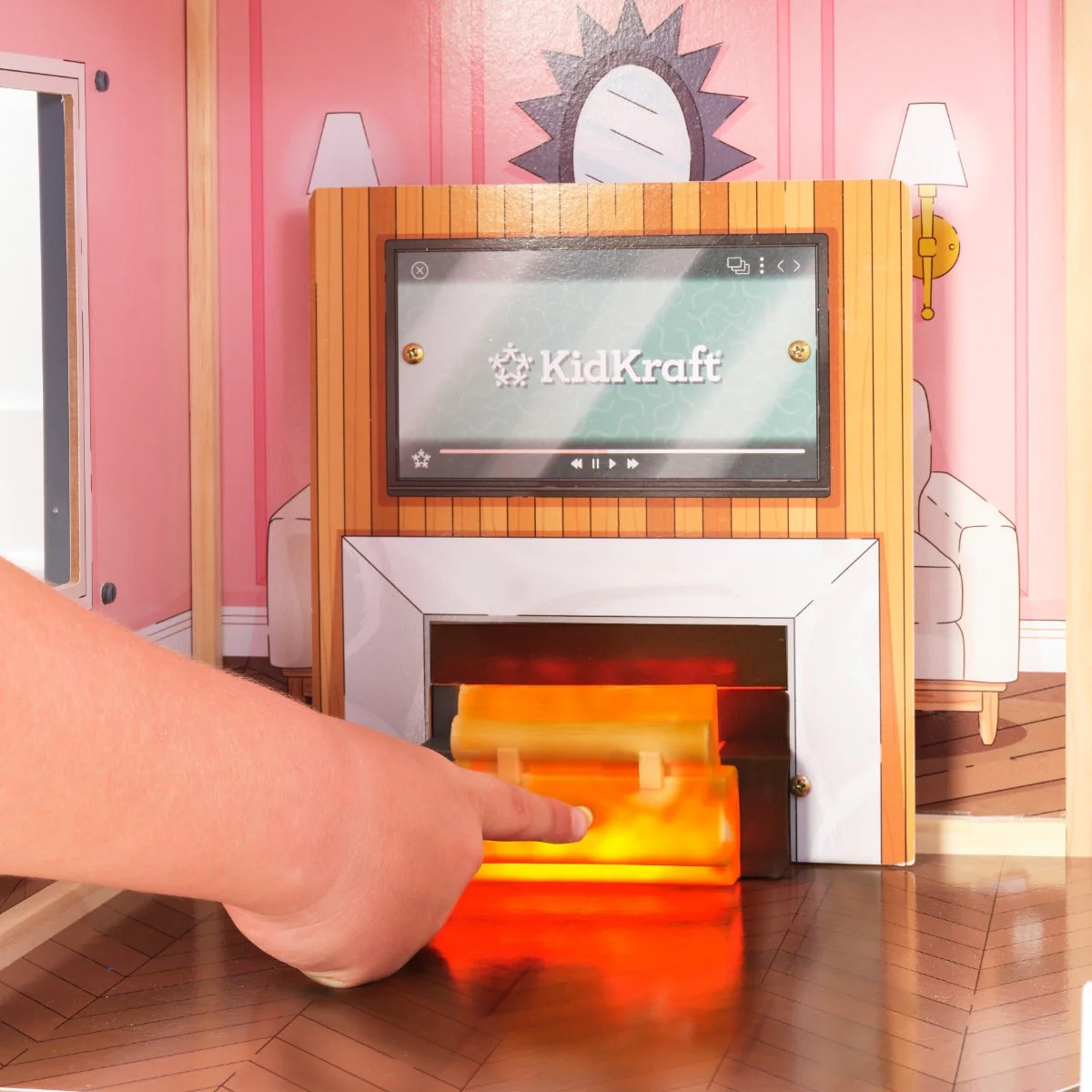 Secret Reveal Wooden Mansion Dollhouse - Image 8