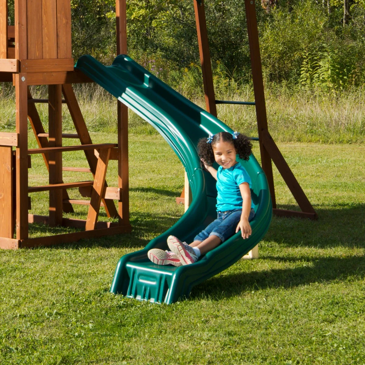 Side Winder Slide by Swing-N-Slide - Green - Image 3