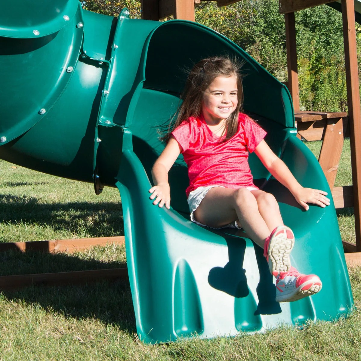 Sky Loft Turbo Tube Wooden Swing Set by Swing-N-Slide - Installation Available (Assembly) - Image 3