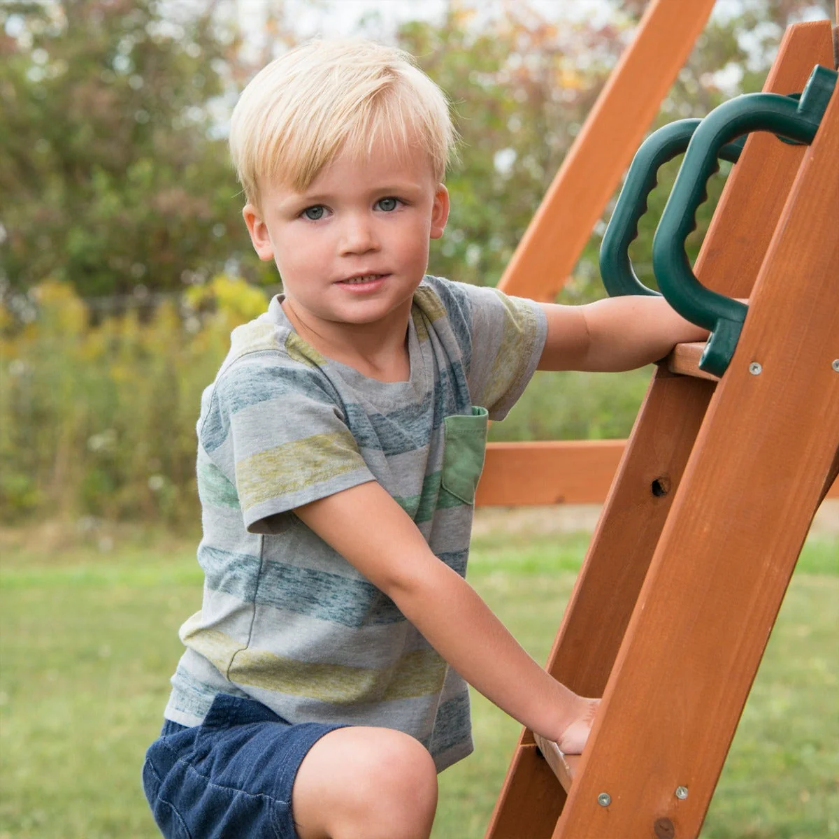 Sky Loft Turbo Tube Wooden Swing Set by Swing-N-Slide - Installation Available (Assembly) - Image 9
