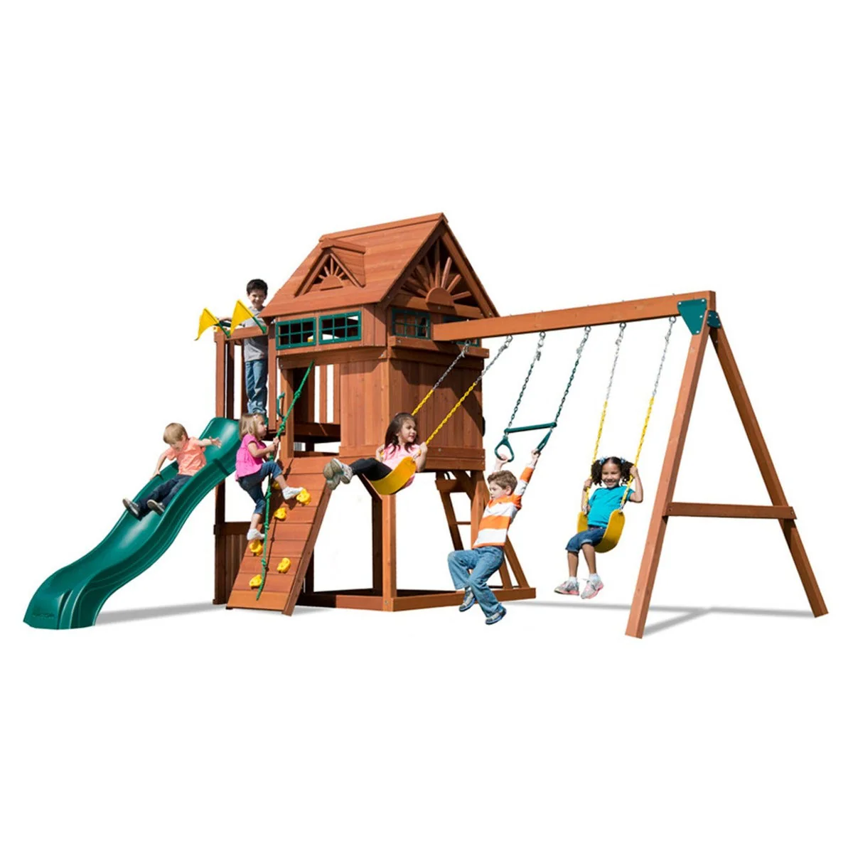 Sky Loft Wooden Swing Set by Swing-N-Slide - Installation Available - Image 11