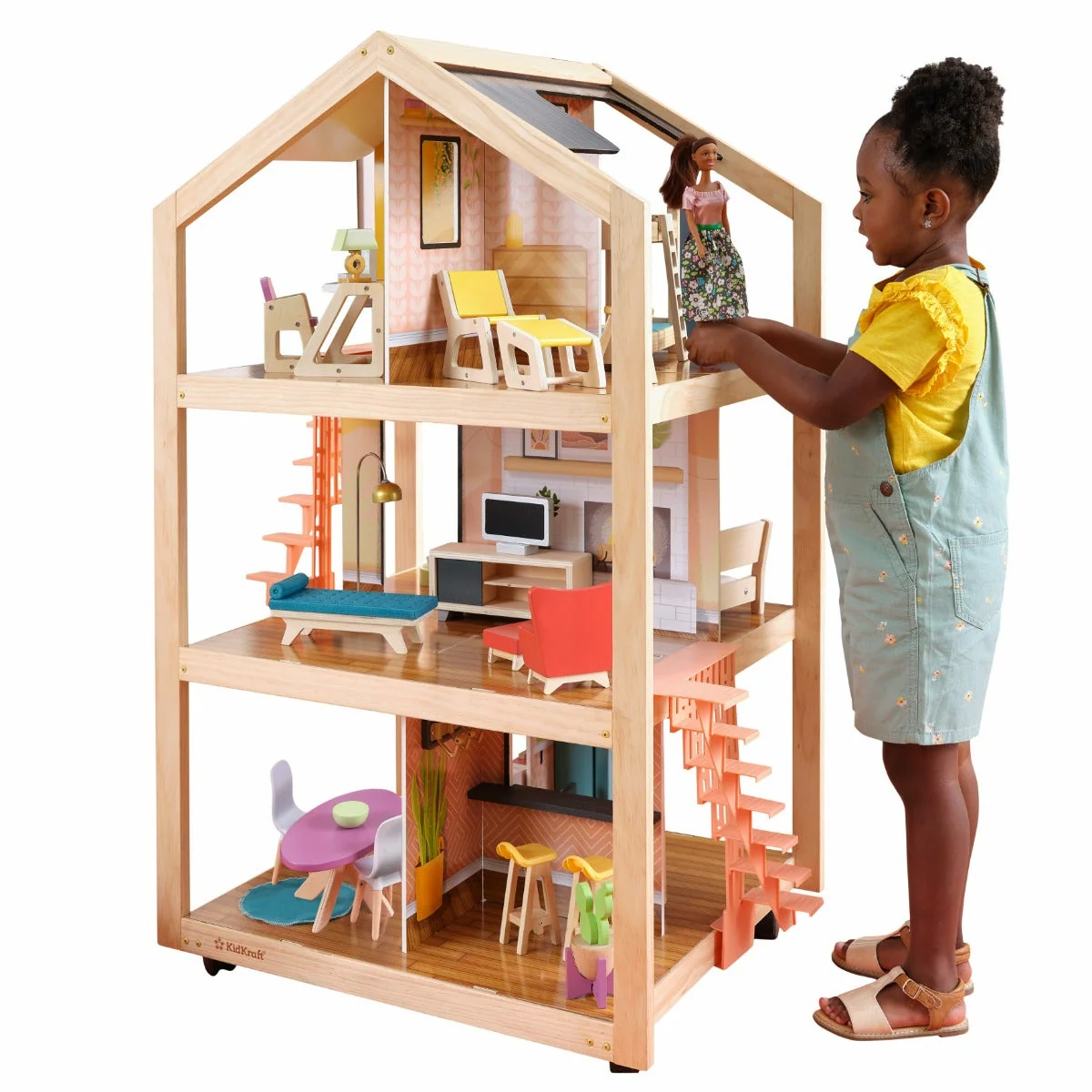 So Stylish Mansion Dollhouse - Boho Naturals - Image 16