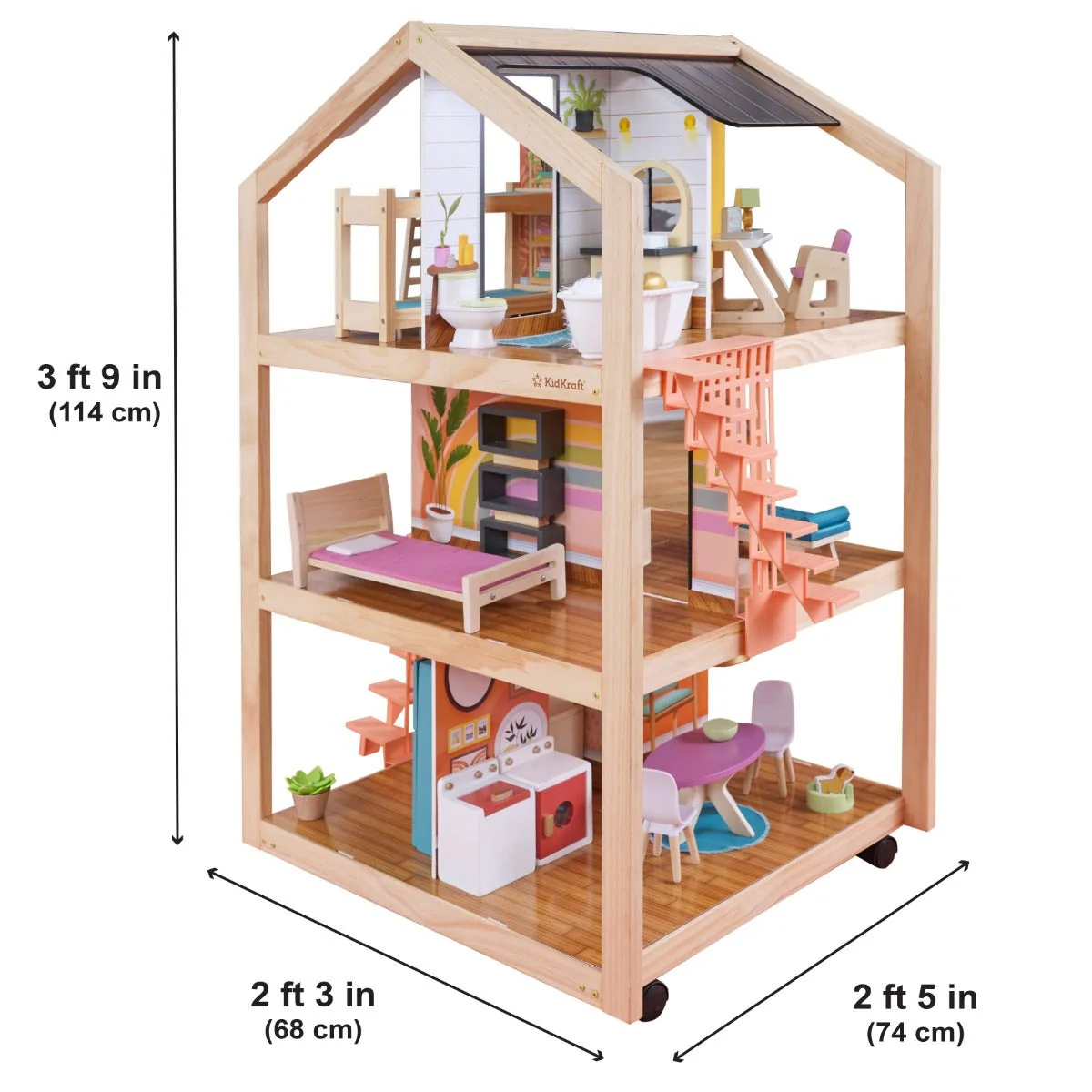 So Stylish Mansion Dollhouse - Boho Naturals - Image 17