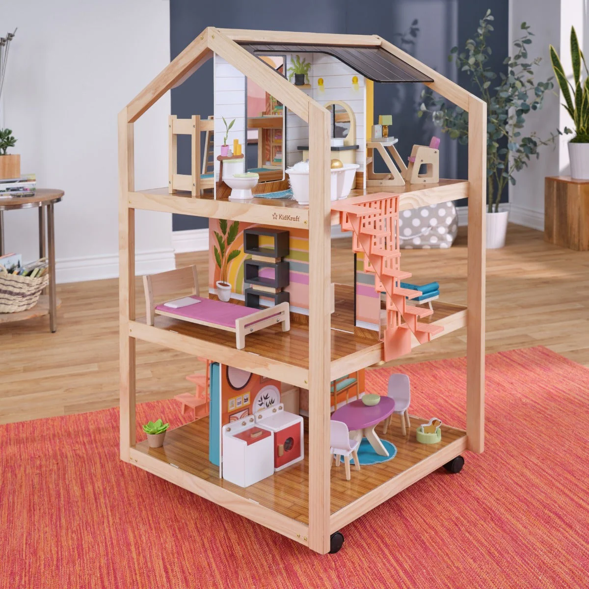So Stylish Mansion Dollhouse - Boho Naturals - Image 3