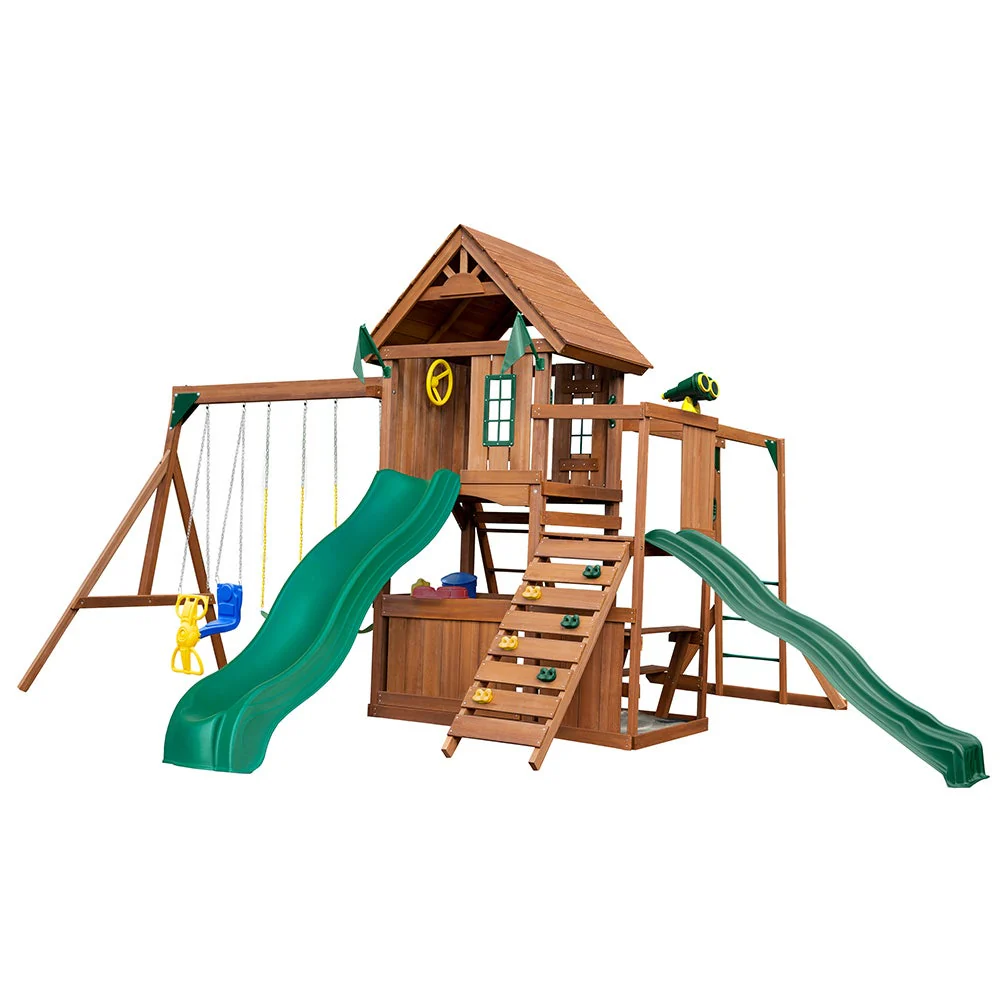 Super Knightsbridge Wood Swing Set by Swing-N-Slide - Image 2