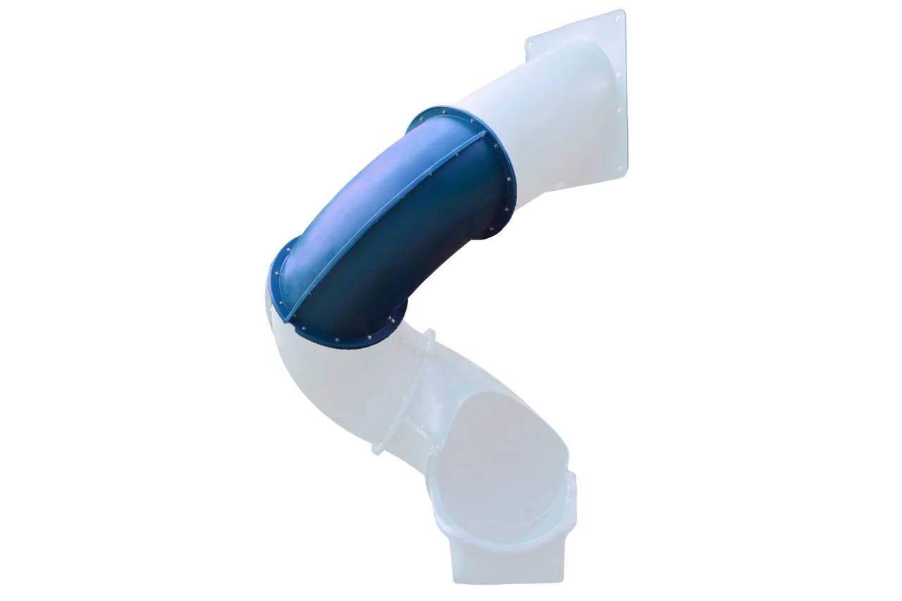 Super Tube Slide 90° Replacement Section by Swing-N-Slide - Blue