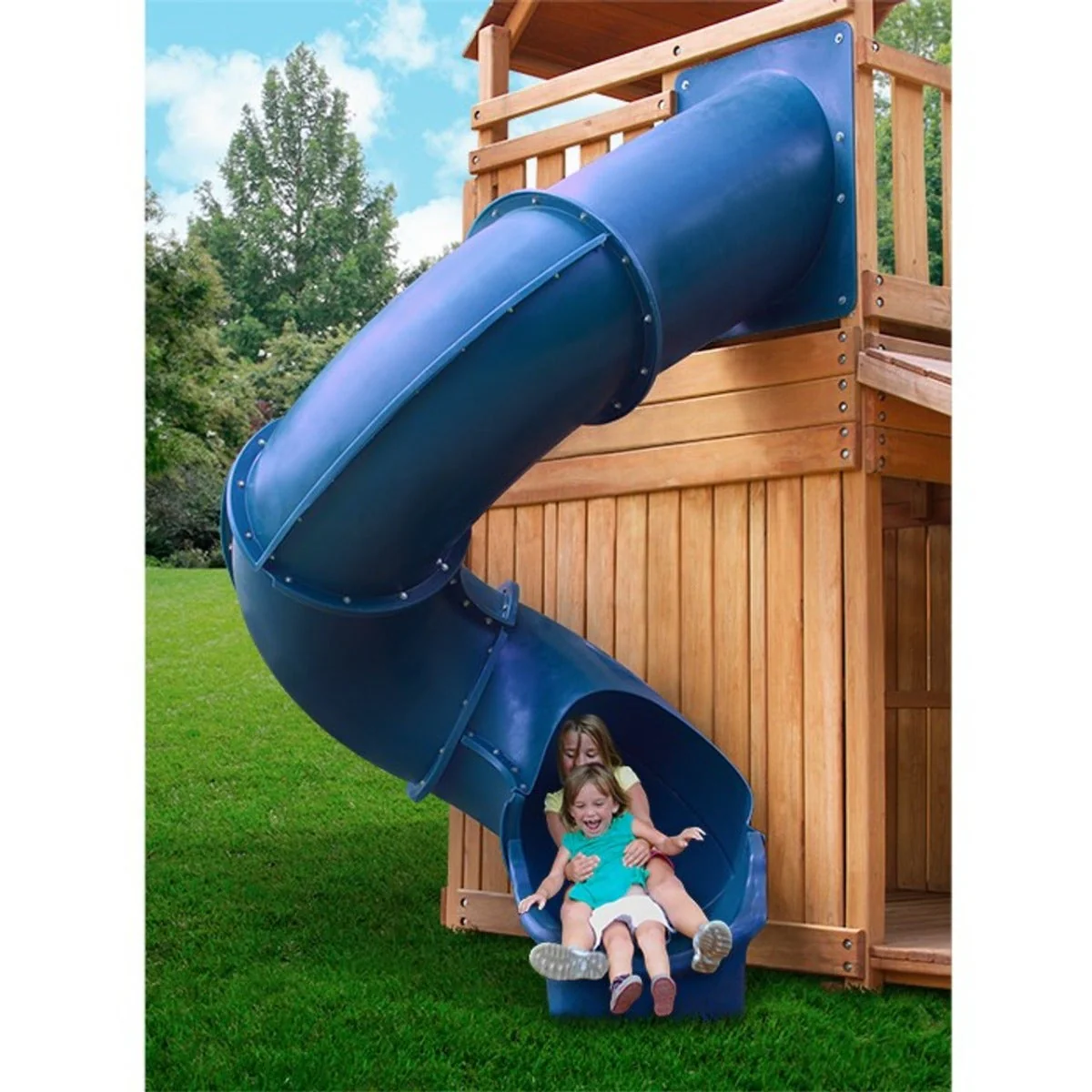 Super Tube Slide by Swing-N-Slide - Blue - Image 3