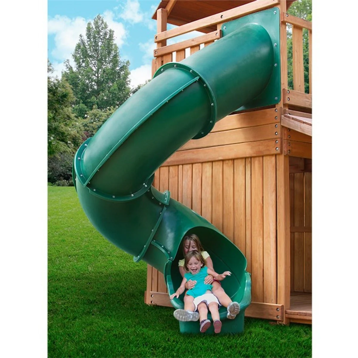 Super Tube Slide by Swing-N-Slide - Green - Image 3