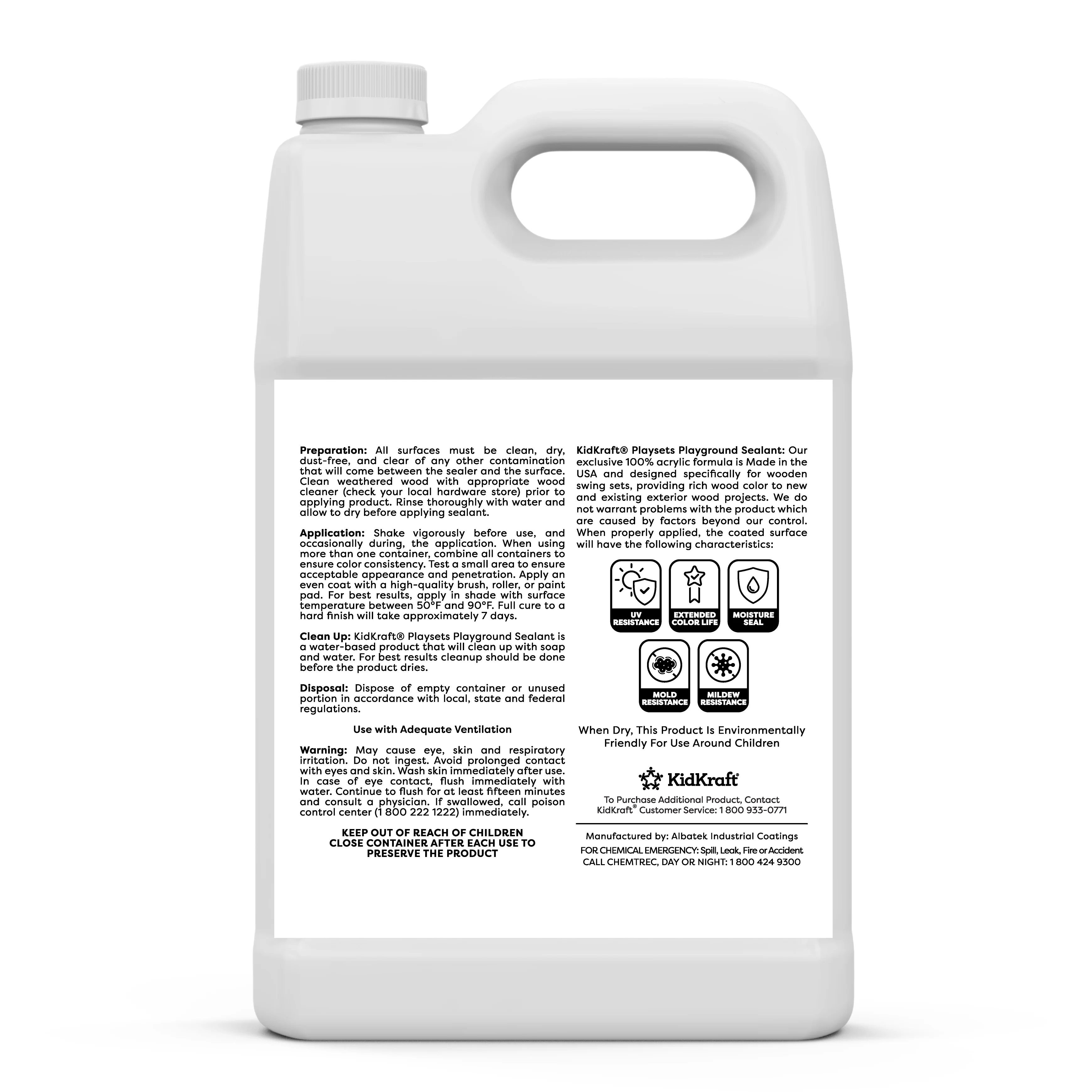 Swing Set/Playhouse Stain/Sealant – Amber (1 Gallon) - Image 4
