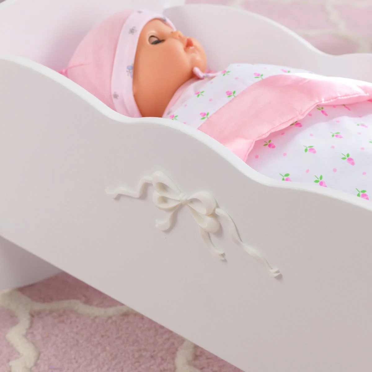 Tiffany Bow Doll Cradle - Image 3