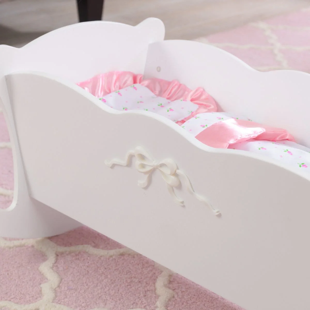 Tiffany Bow Doll Cradle - Image 5