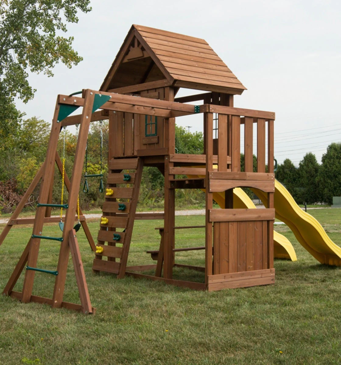 Timberview Swing Set by Swing-N-Slide - Image 4