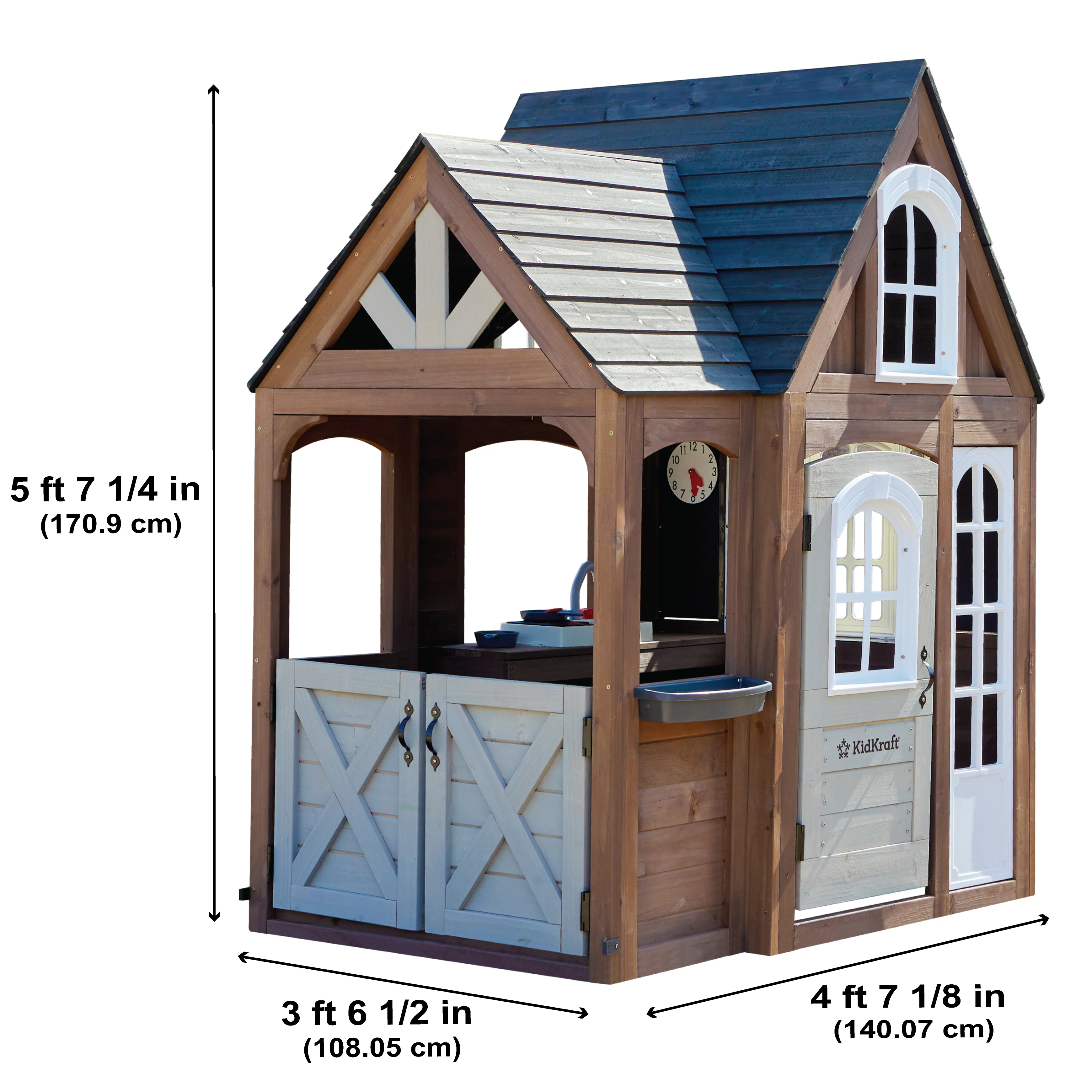 Timberwood Wooden Outdoor Playhouse - Image 6
