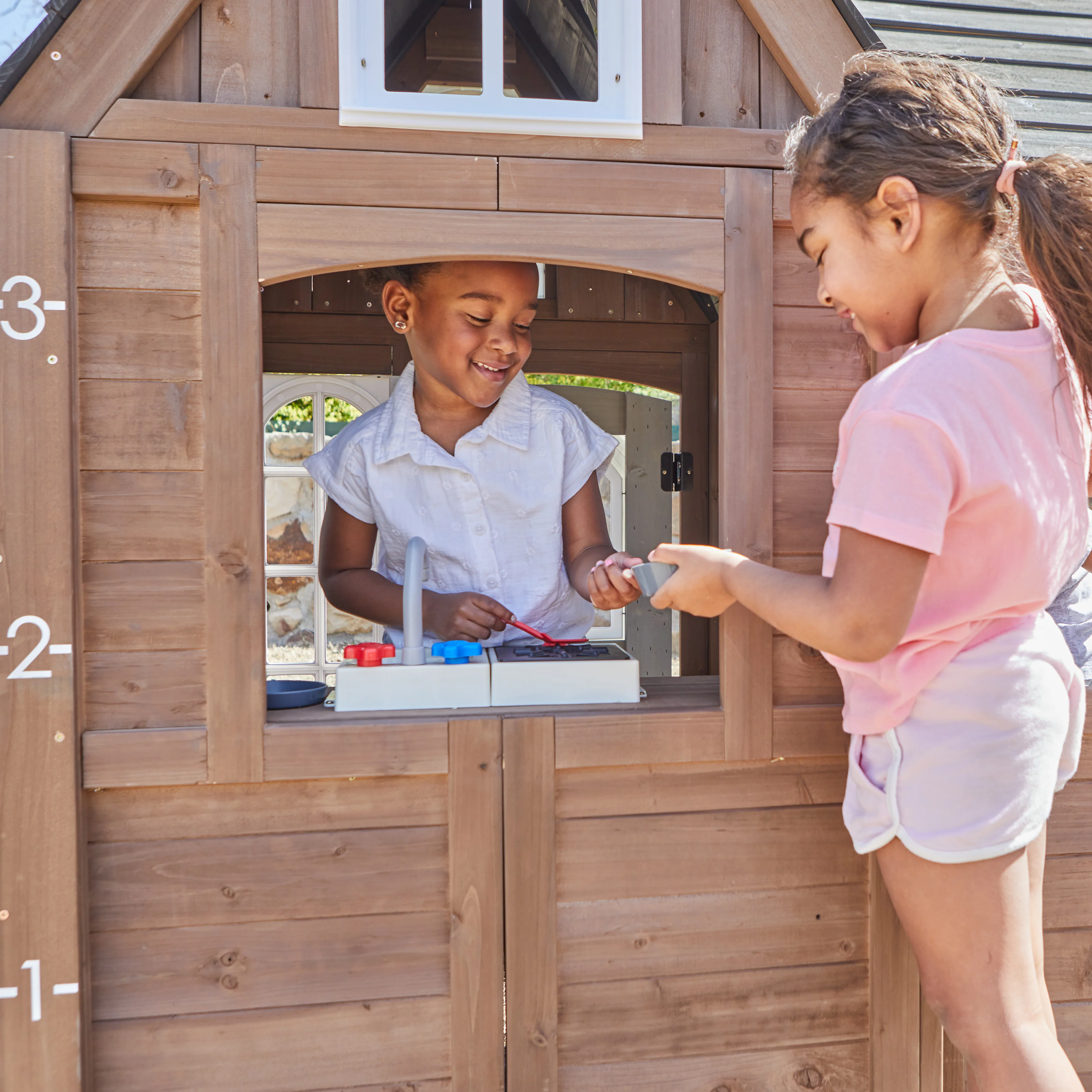 Timberwood Wooden Outdoor Playhouse - Image 7
