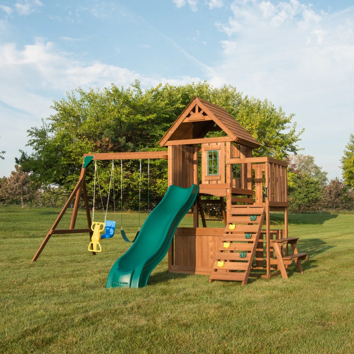 Tioga Fort Swing Set by Swing-N-Slide - Image 3