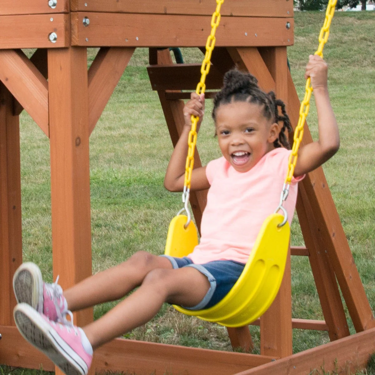 Twin Titan Turbo Wooden Swing Set by Swing-N-Slide - Installation Available (Assembly) - Image 7