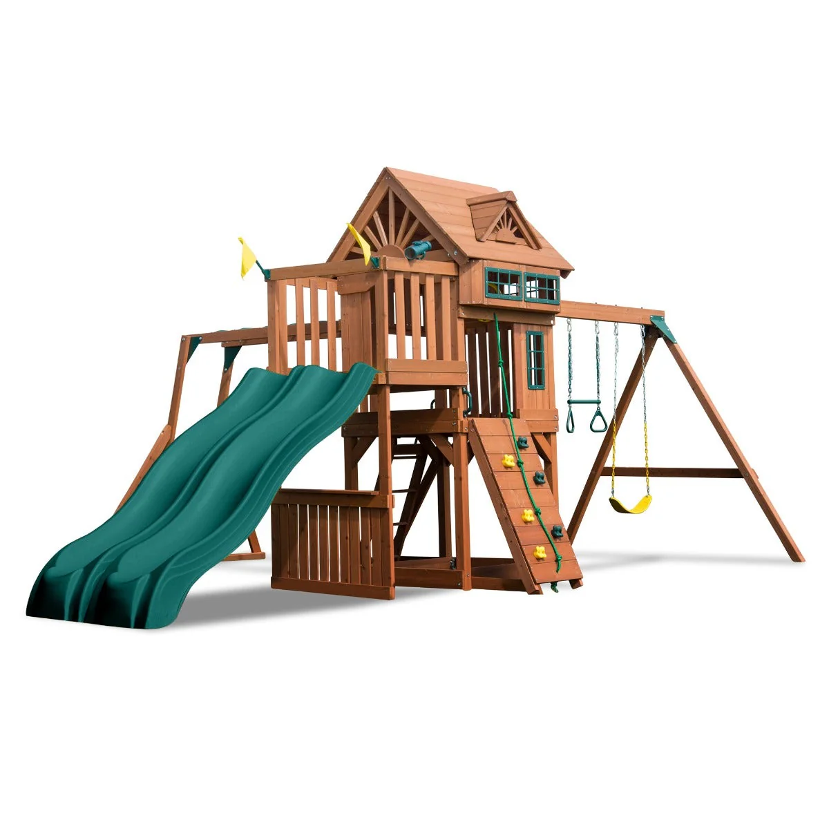 Twin Titan Swing Set with Monkey Bars by Swing-N-Slide - Image 4