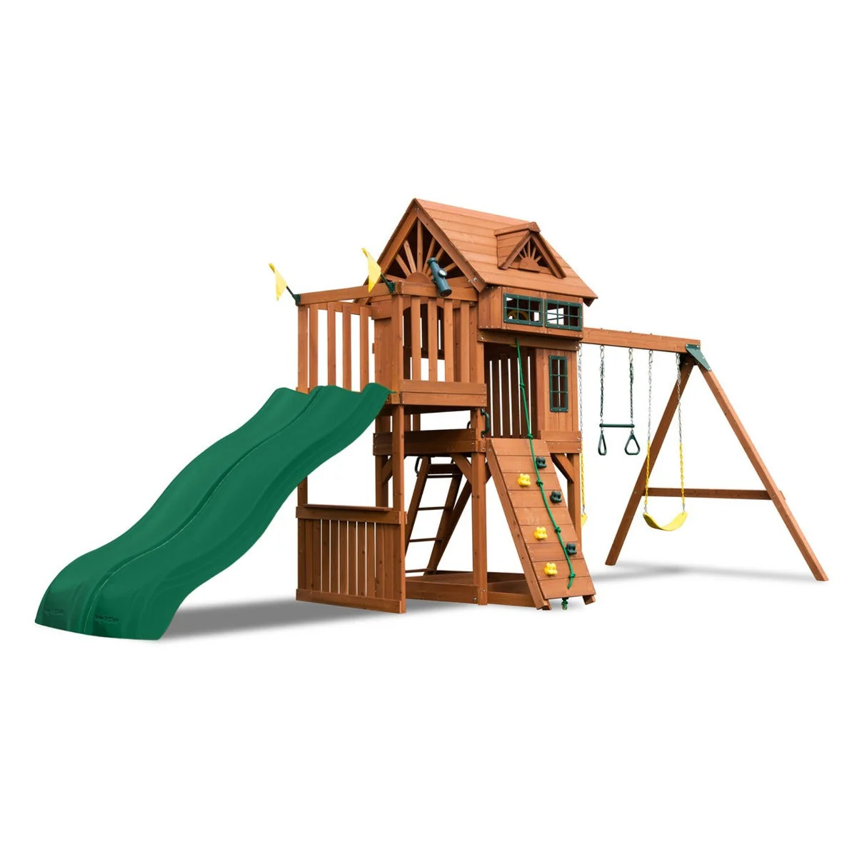 Twin Titan Wooden Swing Set by Swing-N-Slide - Installation Available - Image 10