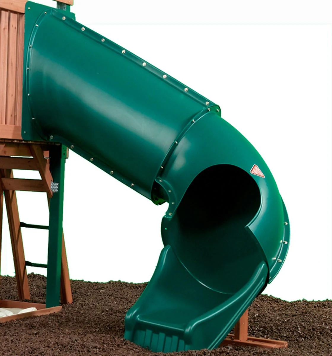 Twister Tube Slide by Swing-N-Slide - 4 ft. - Green - Image 2