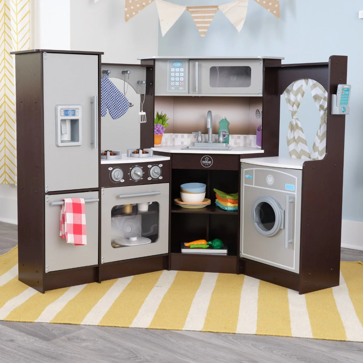 Ultimate Corner Play Kitchen - Espresso - Image 3
