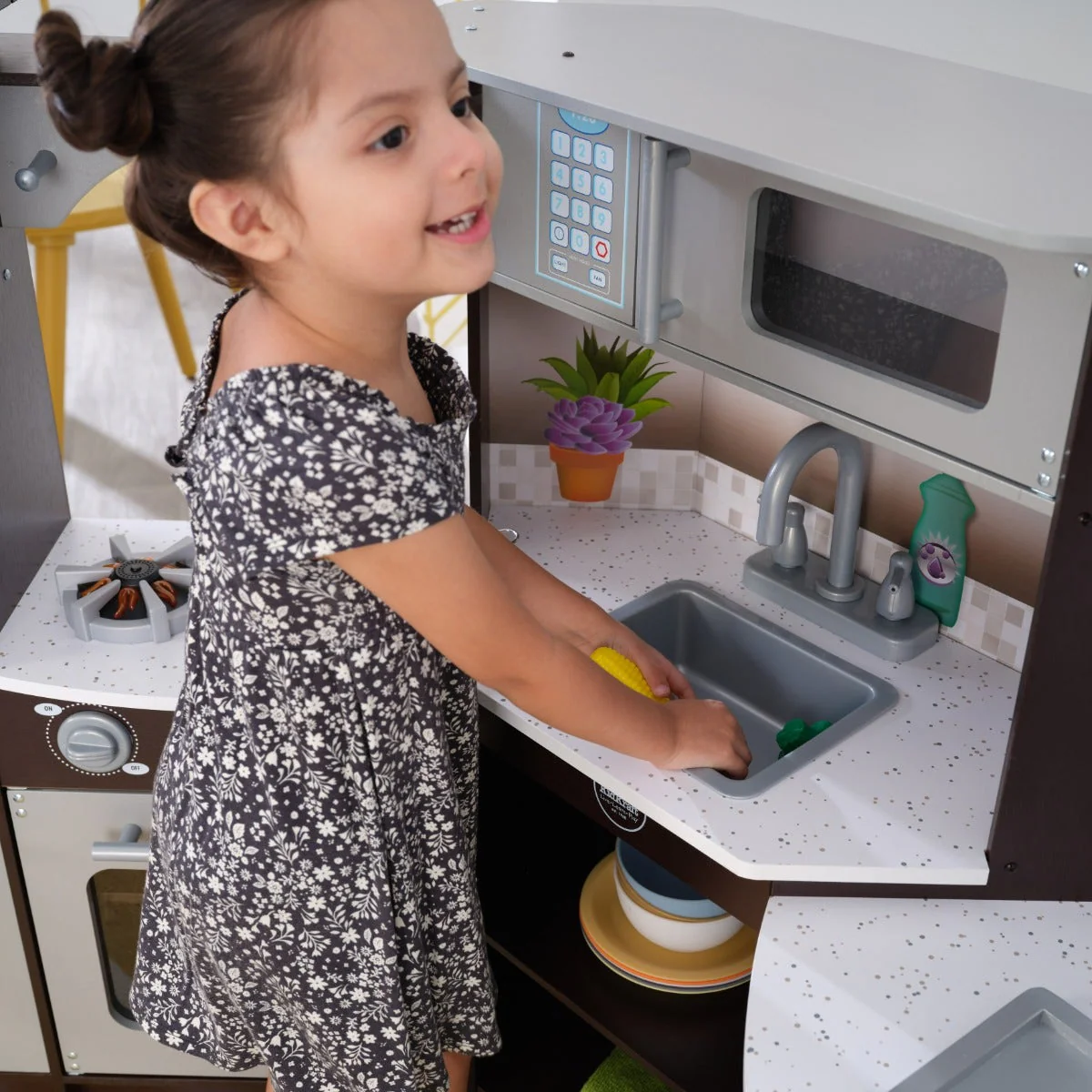 Ultimate Corner Play Kitchen - Espresso - Image 4