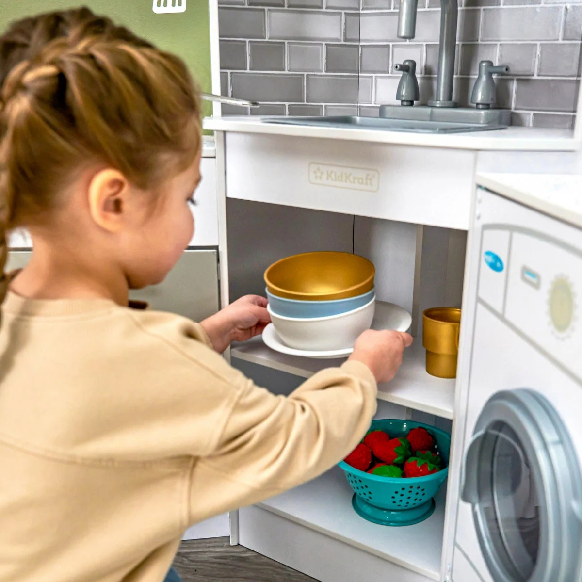Ultimate Corner Play Kitchen - White - Image 13