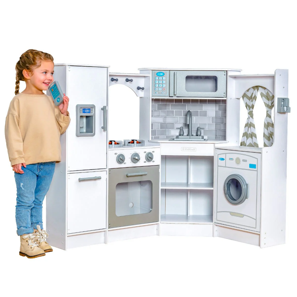 Ultimate Corner Play Kitchen - White - Image 15