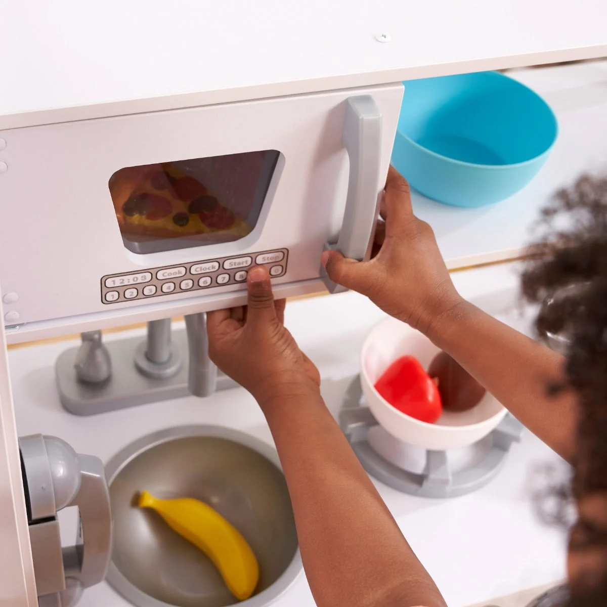 Vintage Play Kitchen - White - Image 11