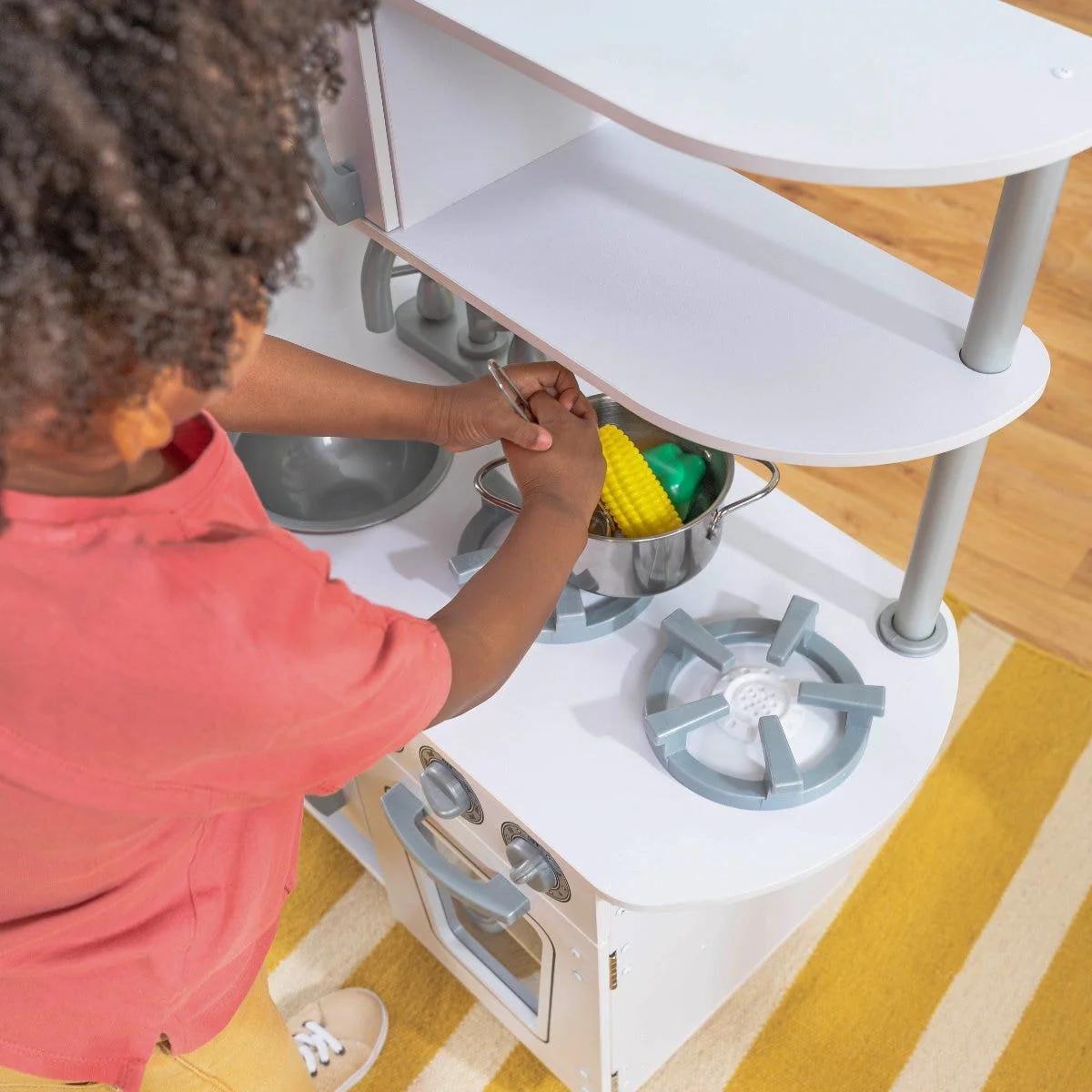 Vintage Play Kitchen - White - Image 14