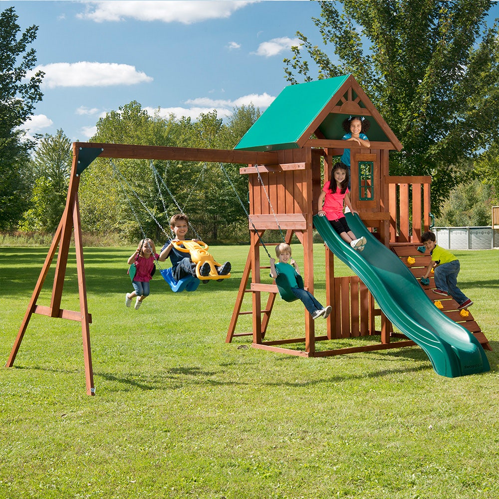 Willows Peak Swing Set by Swing-N-Slide